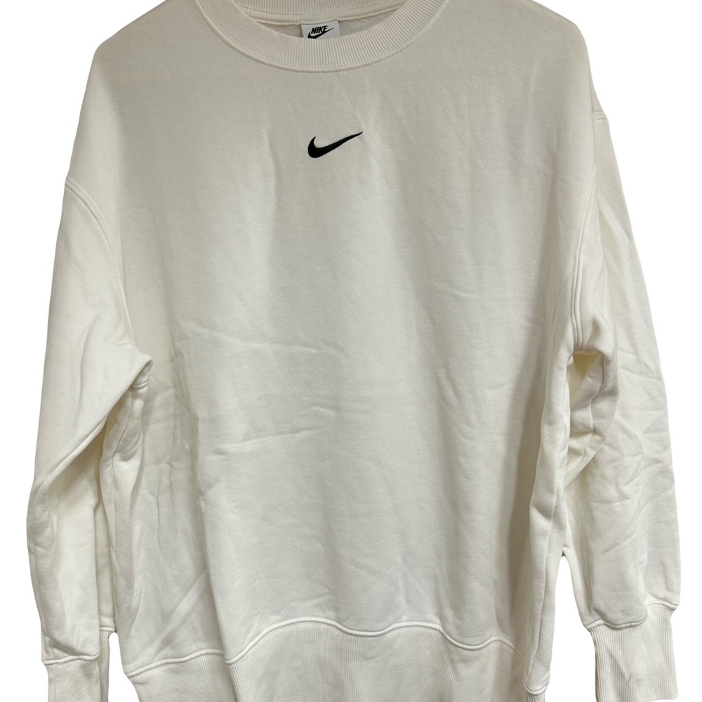 Nike Women’s White Oversized Sweatshirt Small
